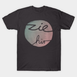 Zie Pronoun Pride T-Shirt